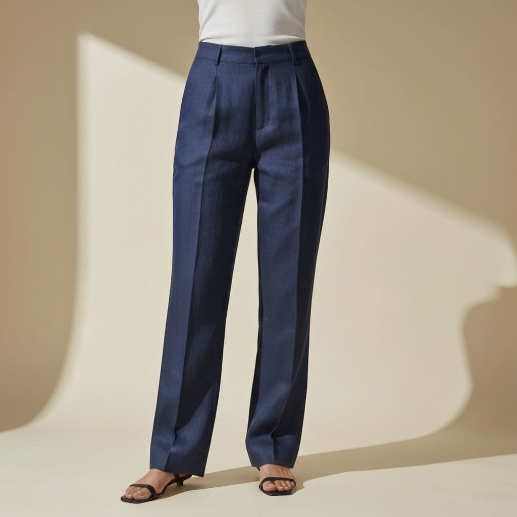 Straight-Leg Trousers